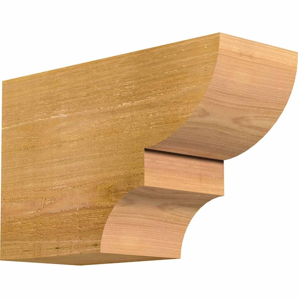 Ekena Millwork Ridgewood Rough Sawn Rafter Tail, Western Red Cedar, 6"W x 10"H x 16"L RFT06X10X16RID00RWR - main